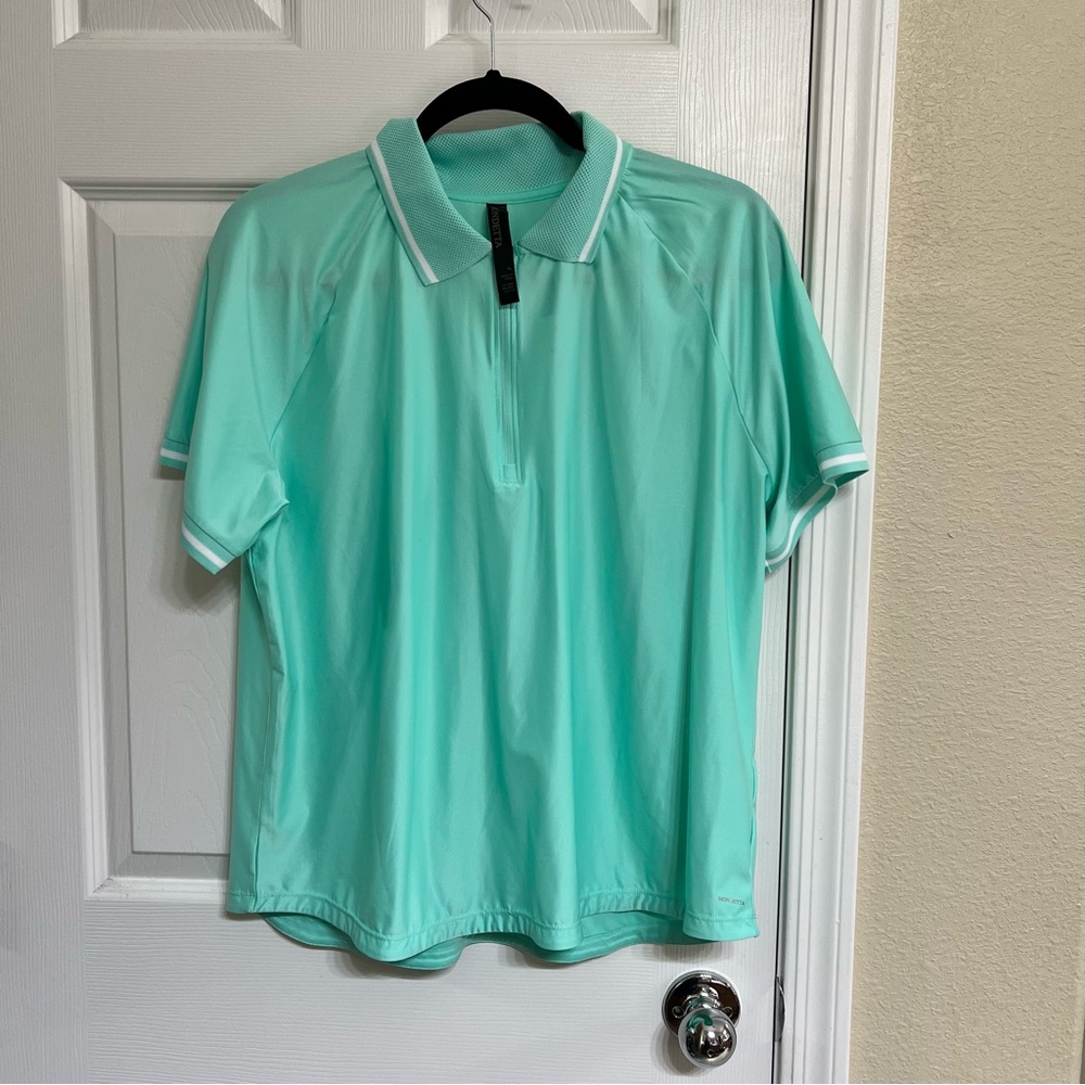 Mondetta Green Polo Jersey Relaxed Fit